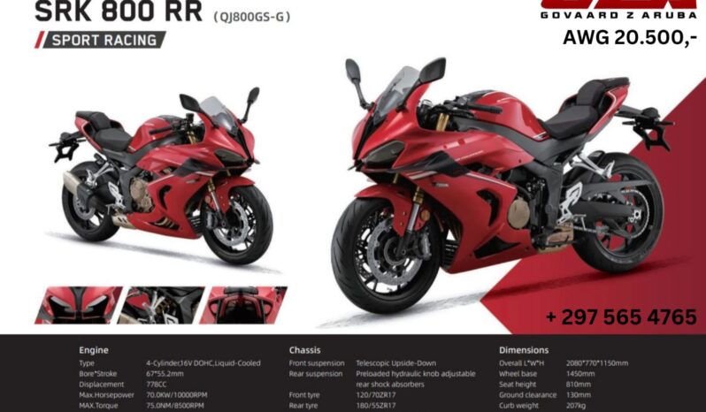 QJ Motor SRK 800 RR full