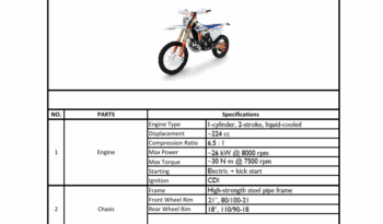 Kayo KT250 Enduro full